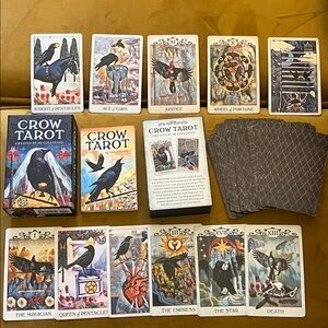 Crow Tarot Deck with Guidebook